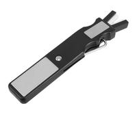 ifundom Affûteur de Patins de Hockey en Céramique, Réparation Précise | Surface Plate, Format Portable, pour Lames de Patins de Hockey et Outils de Ski, Usage Sports D'hiver