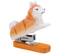 ifundom Agrafeuse Animale en Bois et Métal, Adorable, pour Bureau Scolaire | Marron, Finition Artisanale, Usage Pratique, Pensée pour Élève, Bureau, Papeterie et Décor de Bureau