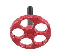 ifundom Aluminium Alliage Poignée Poignée Ronde Rouge Boucle à Dégagement Rapide Accessoire Pliant pour Stabilité et Contrôle Renforcés
