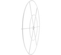 ifundom Anneau en Fer 40 CM pour Tenture de Plafond, Cadre Métallique Rond Robuste, Support Suspendu pour Décoration de Mariage et Événements Festifs, Facile à Fixer au Plafond