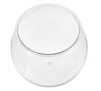 ifundom Aquarium Rond Imperméable Imitation pour Poissons et Tortues Petit Réservoir de Bureau pour Décoration de Table