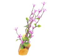 ifundom Assiette à Sushis Fleur Décorative pour Bars et Cafés, Pourpre | Plastique et Résine, Légère et Robuste, Ornement pour Plat Froid, Usage sur Assiette à Sashimi