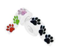 ifundom Autocollants Muraux Empreintes de Pattes de Chien 2 Rouleaux Auto-Adhésifs Résistant et Solide Décoration Chambre Facile à Coller Retirer Stickers Créatifs pour Intérieur