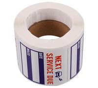 ifundom Autocollants pour Vidange d'Huile Amovibles et Résistants à L'Eau Rouleau de 300 Étiquettes Bleues pour Rappel de Prochaine Révision Autocollants Adhésifs Pratiques pour