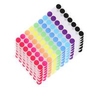 ifundom Autocollants Ronds Colorés 19 MM Lot de 1400 Pastilles Adhésives à Points Étiquettes Rondes pour Classement Étiquetage Bureau École et Maison Autocollants Adhésifs