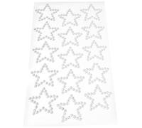 ifundom Autocollants Visage Strass Diamant Forme Découpée - 1 Feuille de Bijoux Autocollants Décoratifs pour Maquillage Festival, Pierres Précieuses Auto-adhésives, Gemmes Artisanales