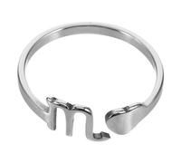 ifundom Bague Femme Scorpion Ouverte Acier Inoxydable Anneau Décoratif Astrologie Minimaliste et Polyvalent pour Usage Quotidien