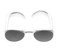 ifundom Bagues de Couple Ajustables à Design Ouvert Bague D’Index Noire de Lunettes de Soleil Bijou Fantaisie pour Femmes Anneau Léger Amoureux