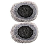 ifundom Balai-Serpillère Télescopique Tête en Tissu Chenille Douce Anti-Rayures Lot de 2 Têtes de Rechange pour Lavage Auto Brosse Longue pour Voiture Bateau et Garage Nettoyage et