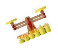 ifundom Balance en Bois Éducative pour Garçon et Filles à Balance Ludique en Bois Naturel, Jeu D’apprentissage du Levier L’équilibre pour Maternelle, Pédagogique Précoce pour Garçon