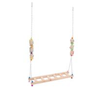 ifundom Balançoire Bois pour Poulets avec Échelle Suspendu Extérieur pour Poule Support de Station Debout pour Animaux de Ferme Couleur Aléatoire Couleur Aléatoire