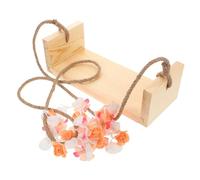 ifundom Balancoire Vintage Pour Garçon Fille Accessoire De Photographie Floral Pour Séances Photo De Nouveaux- Et Décoration De