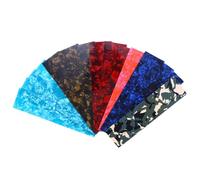 ifundom Bande de Médiator en Celluloïd 15pcs Trois Épaisseurs Mélangées 0,46cm 0,71cm 0,96cm pour Fabriquer Médiators de Guitare Surface Lisse Plusieurs Couleur Aléatoire Plusieurs styles