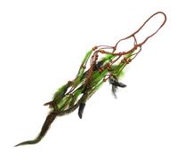 ifundom Bandeau Boho Ethnique avec Plumes et Perles Bois Accessoire Festival et Polyvalent pour Femmes et Filles Maintien Confortable pour Coiffures Style Tribal Chic