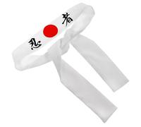 ifundom Bandeau Taille Ajustable Japonerie de Samouraï en Coton Confortable pour Karaté, la Cuisine et Fêtes Traditionnelles