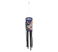 ifundom Bannière de Crâne Unique en Polyester Corde Suspendue, Décoration Extérieure Halloween pour Jardin et Fête du Jour des Morts