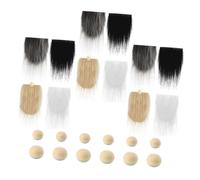 ifundom Barbes de Gnome Fausses Bois Kit DIY pour Décorations de Noël Accessoires de Bricolage pour Créations Manuelles