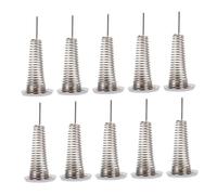 ifundom Base à Ressort Adhésive pour Poupée DIY, 12 Pièces en Fer Naturel, Ressort Oscillant pour Ornement en Argile, Accessoires Jouets, Socle Compact pour Bricolage et Jouets Mécaniques