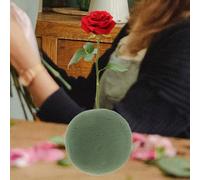 ifundom Base de Fleurs Sphérique en Mousse Absorbante 15 Cm, Boule de Mousse Ronde pour Composition de Fleur, Boue Soi-même pour Mariage et Loisirs Créatifs