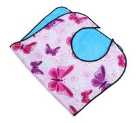 ifundom Bavoir Adulte Lavable Rose Protégeant Vêtements, Grand Tablier Imperméable pour Repas, Protection Senior Pratique pour Personnes Âgées Aidées Lors des Repas