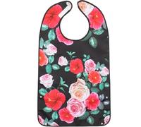 ifundom Bavoir Adulte Réutilisable et Facile à Transporter Imperméable en Polyester Léger Design Humain Protection Pratique pour Repas des Personnes Âgées
