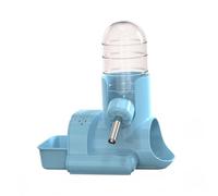 ifundom Biberon pour Hamster et Cochons Distributeur Eau Anti-Fuite Plastique avec Boule Inoxydable Abreuvoir Vertical Réutilisable et Cache pour Petits Rongeurs