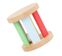 ifundom Bois pour Bébé, Rouleau à Cliquetis Éducatif, Montessori, Préhension Facile, Développement Sensoriel, Jeu Intérieur et Extérieur