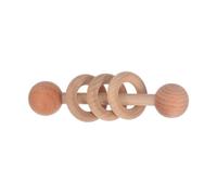 ifundom Bois pour Hochets à Main Montessori Bois Naturel Éveil et Visuel pour Développement et Dentition Parfait pour Naissances