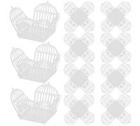 ifundom Boîte à Bonbons Décorative Blanche 50 Pcs Porte-Chocolat Ajouré en Papier Emballage Individuel pour Fête et Mariage Décoration de Table Élégante pour Chocolats et Truffes