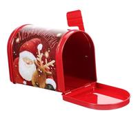 ifundom Boîte à Bonbons en Fer Décorative Thème Noël Petite Boîte Présent Noël Légère et Réutilisable pour Rangement Friandises Biscuits et Sucreries Coffret Présent Fête Pratique