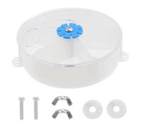 ifundom Boîte à Nourriture pour Perroquets Acrylique Enigme à Compartiments Multifonctions pour Grands Oiseaux Facile à Installer et Nettoyer Jeu de Recherche de Nourriture pour