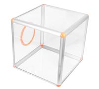 ifundom Boîte à Tirage Sort Compacte Transparente pour Jeux de Chance Lors de Réunions et Collectes Espace pour Billets et Boules de Loterie