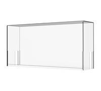 ifundom Boîte de Acrylique Transparente pour Affichage Table de Étui Anti-poussière Solide pour Console de