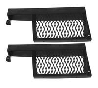 ifundom Boîte de Filet de Football en Plastique Noir Petit Format, Lot de 2 pour Foot, Bac de Récupération Ultra-résistant, Accessoire de Rangement Pratique pour Salle de Jeux et Parties