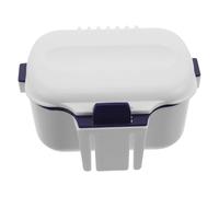 ifundom Boîte de Rangement Isolante pour Appâts Double Compartiments Contenant Portable pour Rouges et Asticots avec Système Étanchéité Protection Thermique pour Appâts Vivants Extérieur