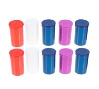 ifundom Boîte Pilule Étanche en Plastique Transparent 10pcs, Mini-bouteilles Faciles à Transporter Clip pour Voyages de Pêche Couleur