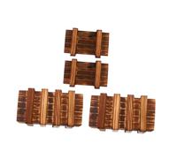 ifundom Boîtes à Énigmes en Bois 4 Pièces avec Tiroirs Secrets, Jouets pour Garçon et Filles Éducatifs, Casse-têtes Montessori pour Développer la Logique Réflexion