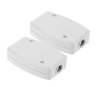 ifundom Boîtes de Jonction Étanches pour Extérieur en Plastique Blanc Lot de 2 Résistantes aux Chocs et Basses Températures, pour Câbles en Génie Électronique