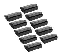 ifundom Boîtes de Rangement pour Montres Design Élégant Lot de 10 pour Montres en Papier Noir avec Coussin et Sécurité Optimale Lors des Affaires ou Fêtes