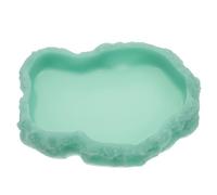 ifundom Bol Phosphorescent pour Reptiles M, Gamelle D’Alimentation Lumineuse en Plastique Sécuritaire, Accessoire pour Tortues, Geckos et Serpents, Support Pratique pour Terrarium, Facile