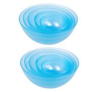 ifundom Bols à Masques en Plastique Flexibles et Faciles à Nettoyer Lot de 10 Couleur Aléatoire pour Usage Personnel ou Salon de Professionnel