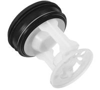 ifundom Bouchon de Pompe de Vidange pour Lave-Linge, Filtre Étanche en Plastique, Accessoire pour Machine à Laver, Adapté à L’Évacuation et Entretien Régulier