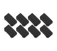 ifundom Bouchons D'extrémité de Rail de Siège 8pcs pour Model Y en Abs Noir, Protection Anti-Coup de Pied Facile à Installer avec Ajustement Précis, Accessoires Auto Intérieurs