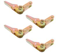 ifundom Boucles de Sangle à Cliquet 4 Pièces, Tendeur de Sangle pour Usage Multi-Scènes Bagages, Matériel de Plein Air et Manutention