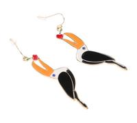 ifundom Boucles D'oreilles Pendantes Fantaisie Perroquet Couleur Vive, Légères et Confortables, Taille Moyenne, Accessoire Oiseau pour Femmes et Filles, Bijoux Cartoon pour Usage