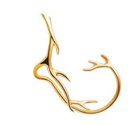 ifundom Boucles Oreilles Forme de Branche Simples et Uniques Décoration Oreille pour Fille Clip