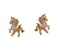 ifundom Boucles Oreilles Licorne Minimalistes Hypoallergéniques Petites Clous Oreille pour Femmes Adolescentes et Filles Cadeau Chic et Simple