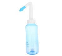 ifundom Bouteille Irrigation Nasale Portable Dispositif Manuel de Rinçage pour Nez Nettoyeur Nasal Réutilisable pour Adultes et Garçon Fille Lavage des Sinus et Nettoyage Complet des