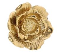 ifundom Bouton de Meuble Fleur en Laiton 33x18, Décoratif pour Tiroir