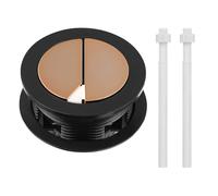 ifundom Bouton Poussoir de Toilette Résistant aux Fissures, Design Traditionnel Élégant à Double Pression en Abs Facile à Utiliser pour Chasse D'eau de Salle de Bain